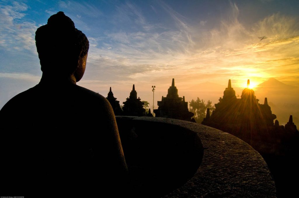 sunrise in Borobudur